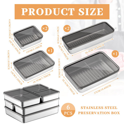 Hushee contenedor para queso en acero inoxidable: frescura y accesibilidad