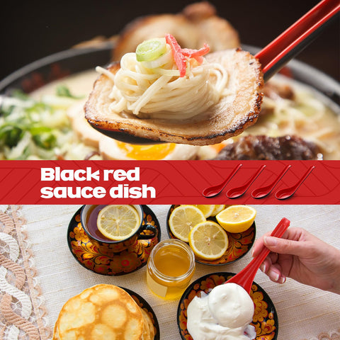 Cucharas Hushee para ramen con diseño suave para comer