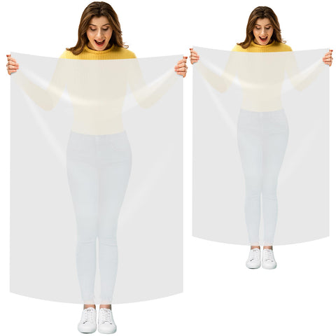 Hushee, dos tapetes de silicona extra grandes blancos 24x36 pulgadas protegiendo la mesa
