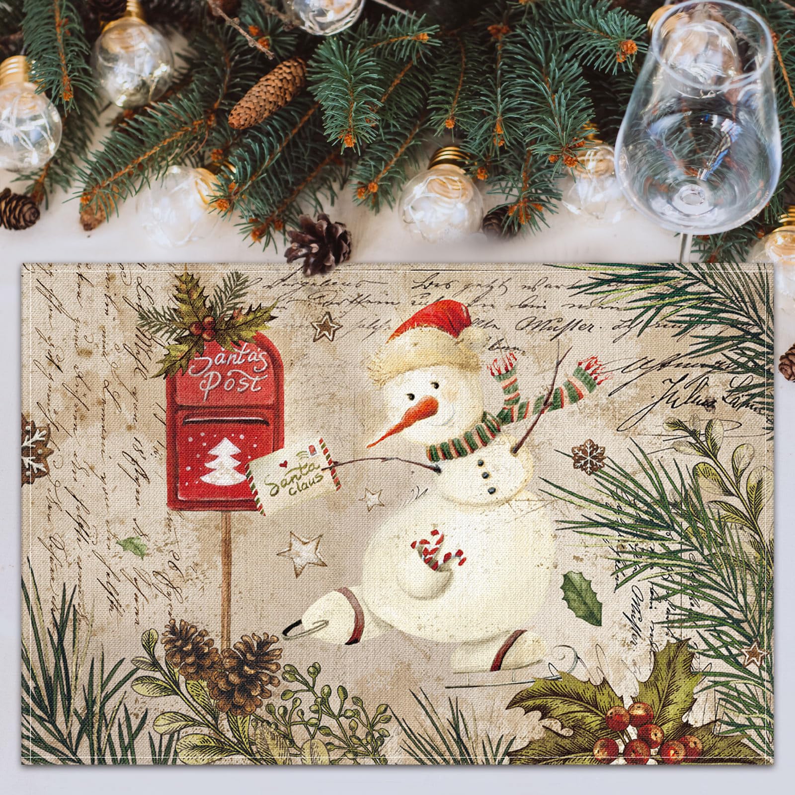 Manteles Hushee Navidad protege tus muebles con estilo y durabilidad.