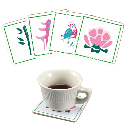 Hushee posavasos Mahjong uso social ideal para mesas de juego