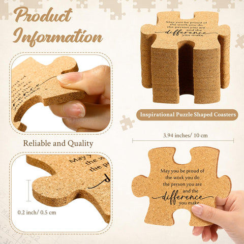 Hushee posavasos-puzzle-frases-motivadoras: inspiren momentos en la oficina.