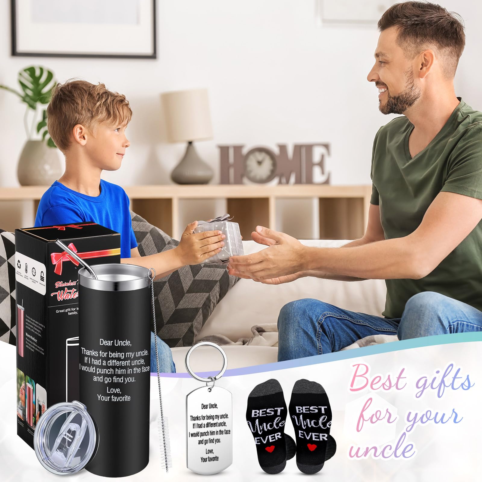 Set regalo Hushee para tío, regalo sencillo y significativo.