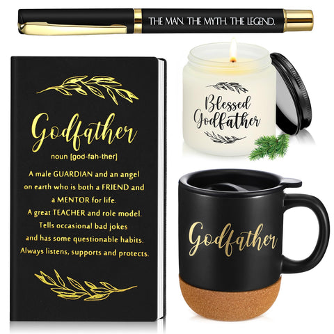 Taza Hushee para madrina con base de madera, ideal para bebidas diarias.