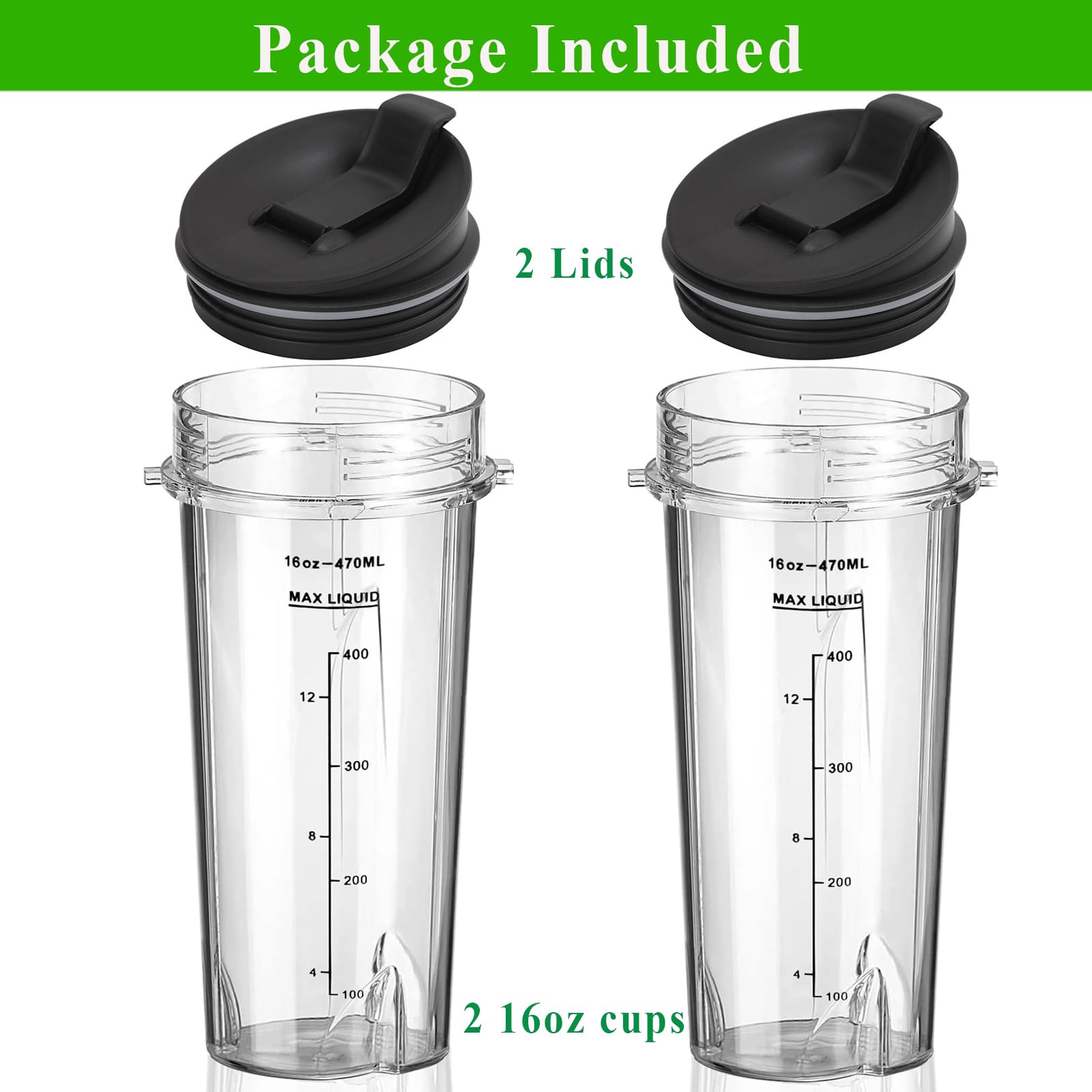 Batidos y smoothies con Hushtong, vaso grande para consumo diario.