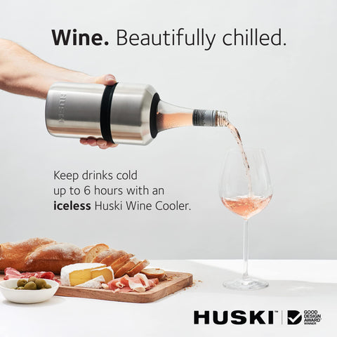 Huski ajuste-alto-botella permite caber más botellas de forma estable.