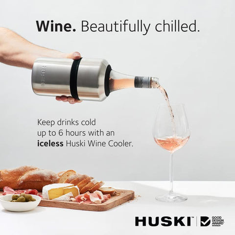Huski con ajuste de altura para vino y champán estable