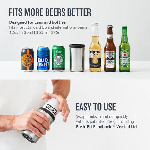 Tapa ventilada de Huski Beer Cooler 2.0 con cierre seguro y práctico.
