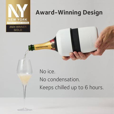 La imagen destaca el enfriamiento sin hielo hasta 6 horas.
