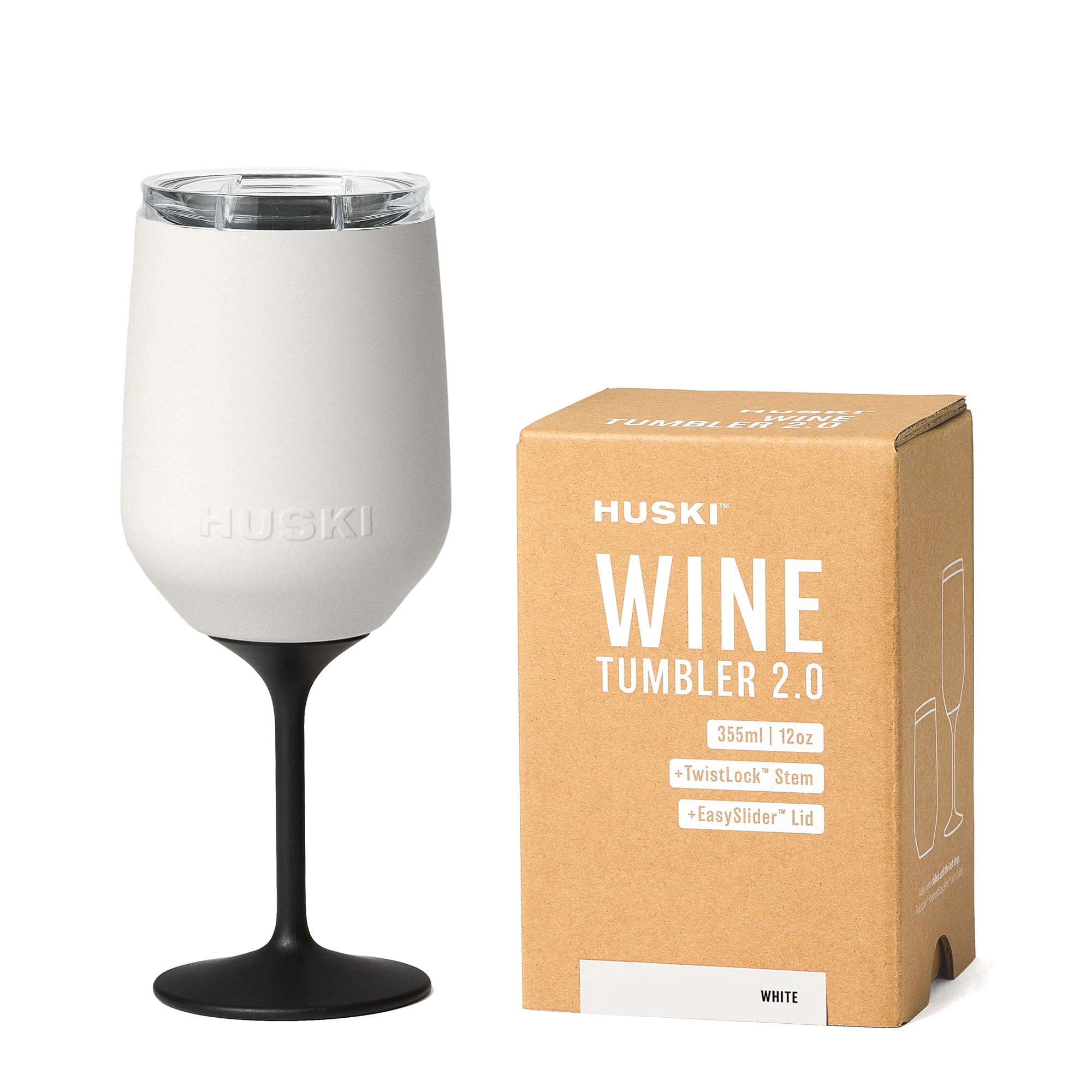 Huski Vaso 2.0 para vino con tallo desmontable, versatilidad en casa.