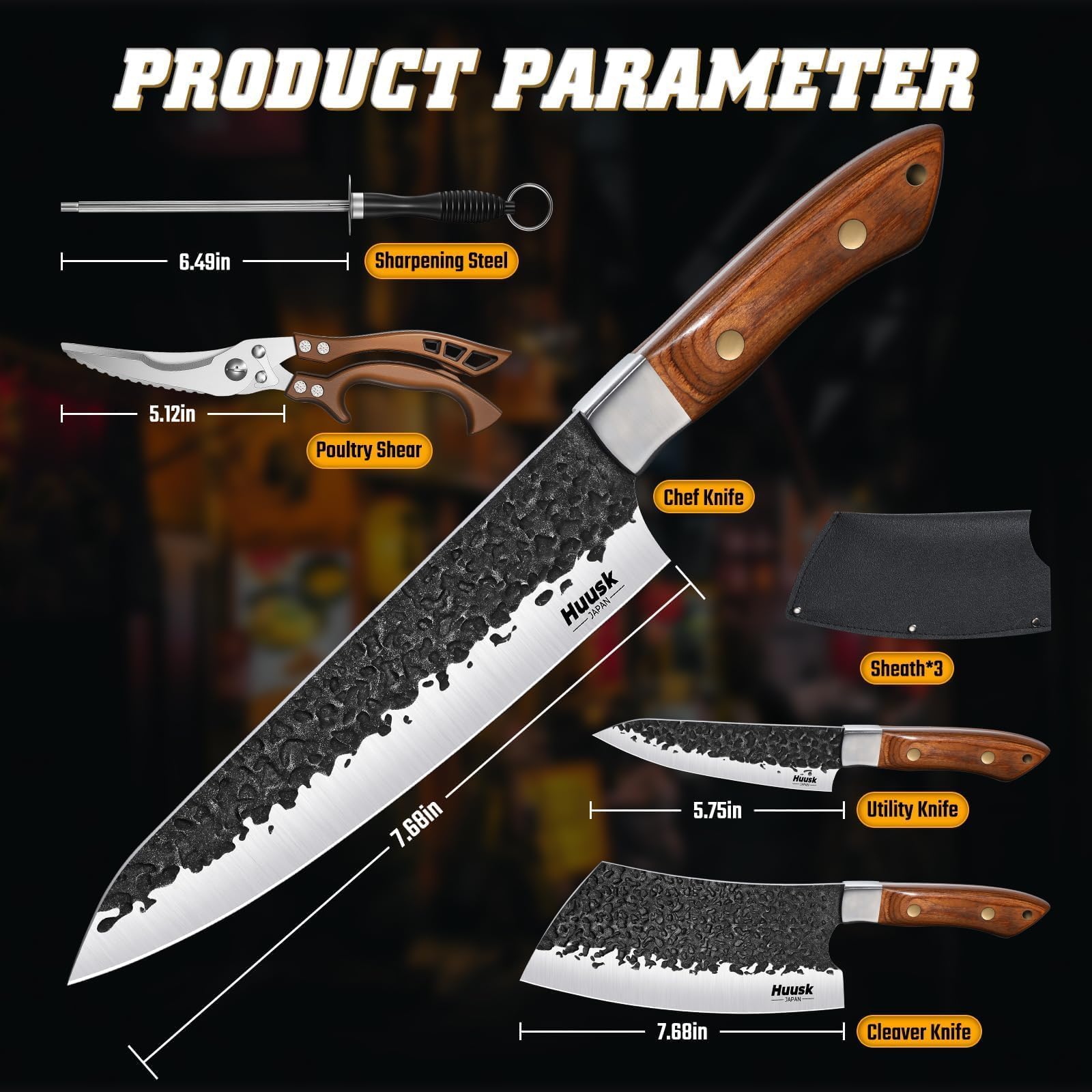 Caja regalo Huusk elegante, perfecto para regalo gourmet o chef