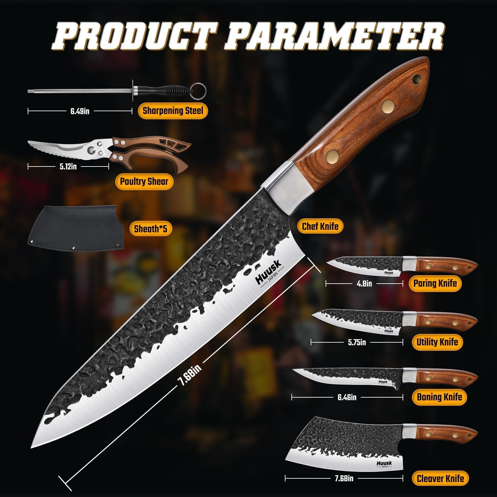 Huusk caja-regalo estuche: regalo gastronómico listo para amantes de la cocina.