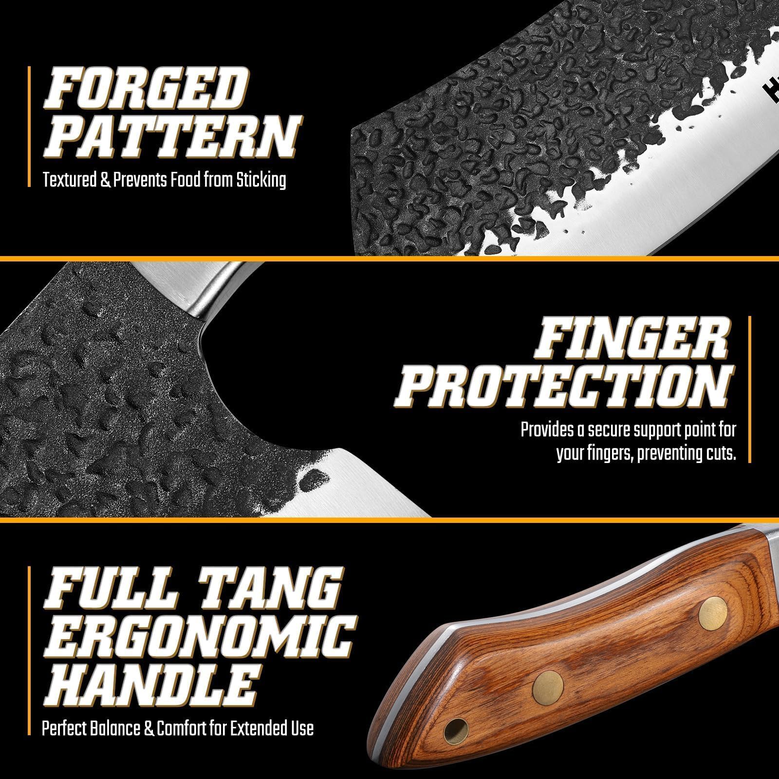 Huusk Cleaver, ideal en cocina diaria y barbacoas al aire libre