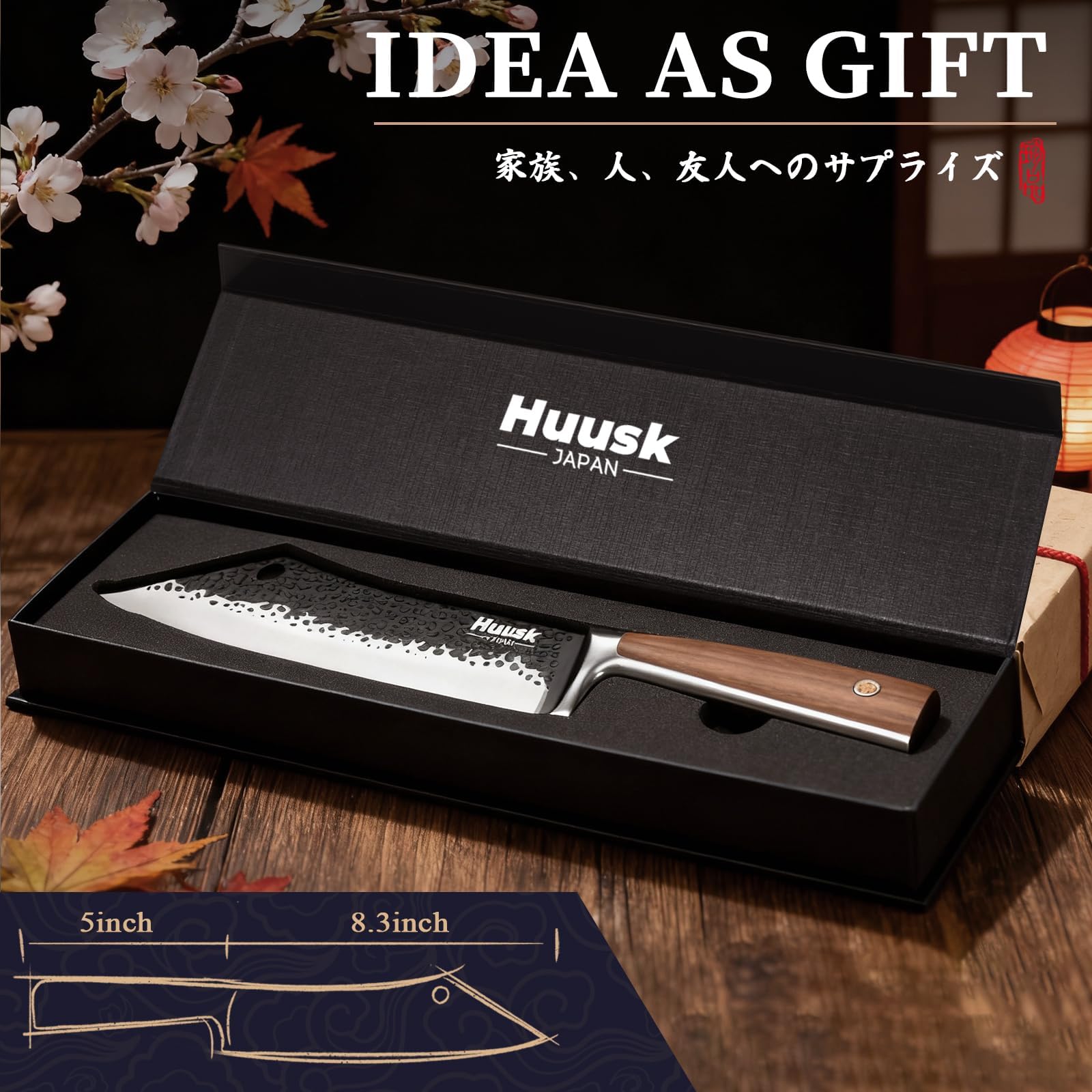 Corte práctico para asados y rebanar carne con Huusk