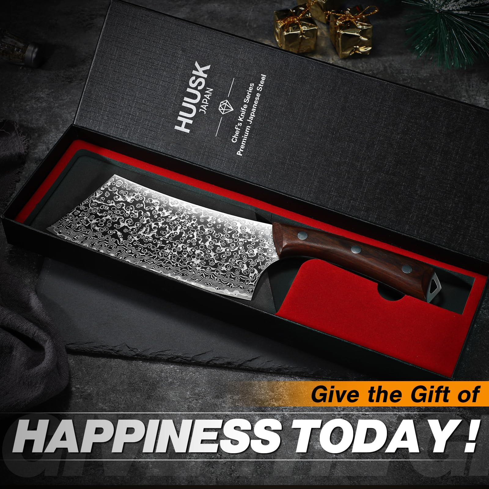 Huusk con filo a 12 grados para cortes suaves y rápidos