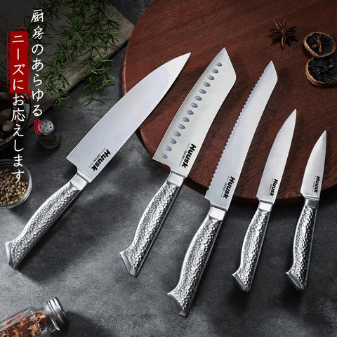 Huusk cuchillo de pan 8 pulgadas, ideal para rebanar pan uniforme