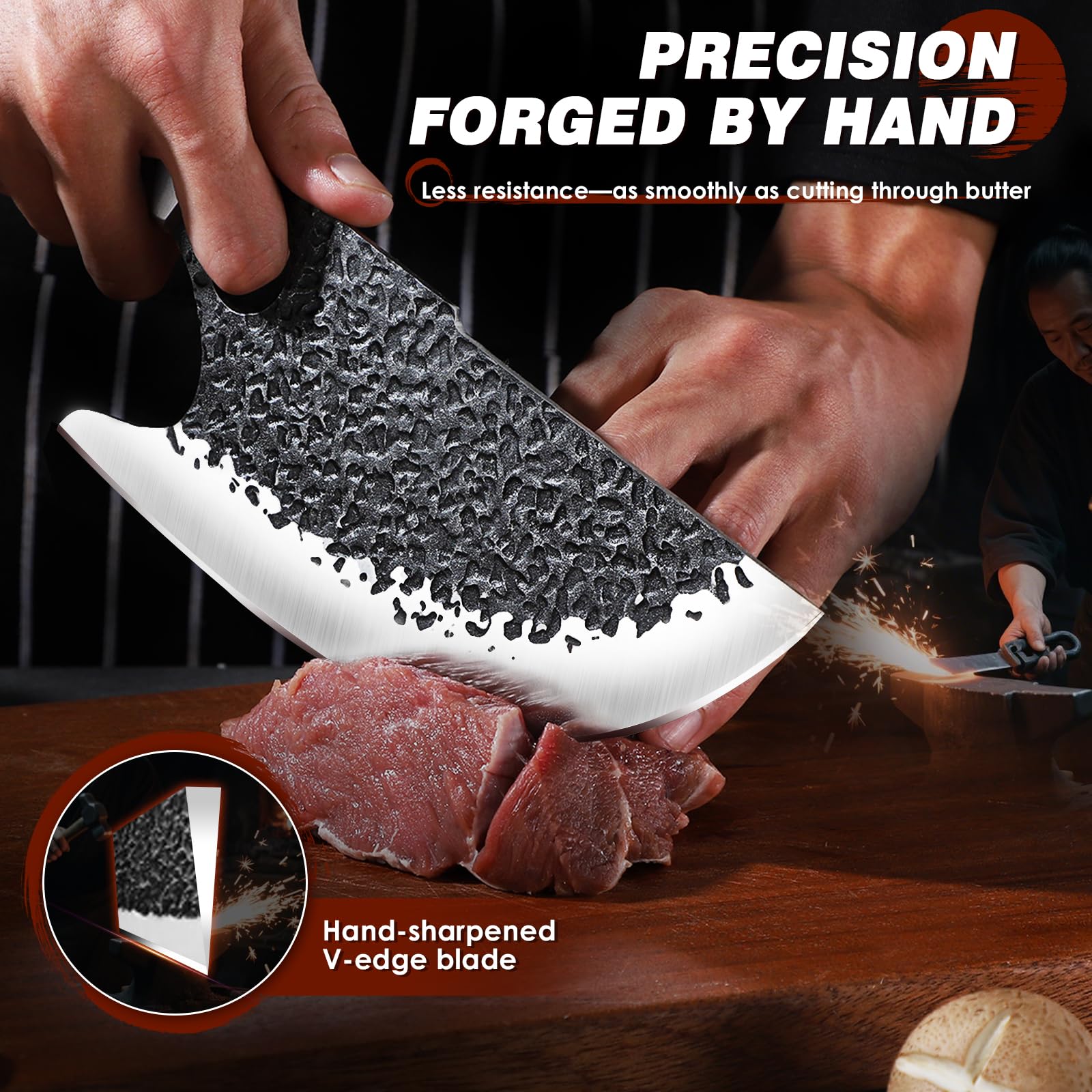 Huusk cuchillo deshuesador para despiece limpio y estable