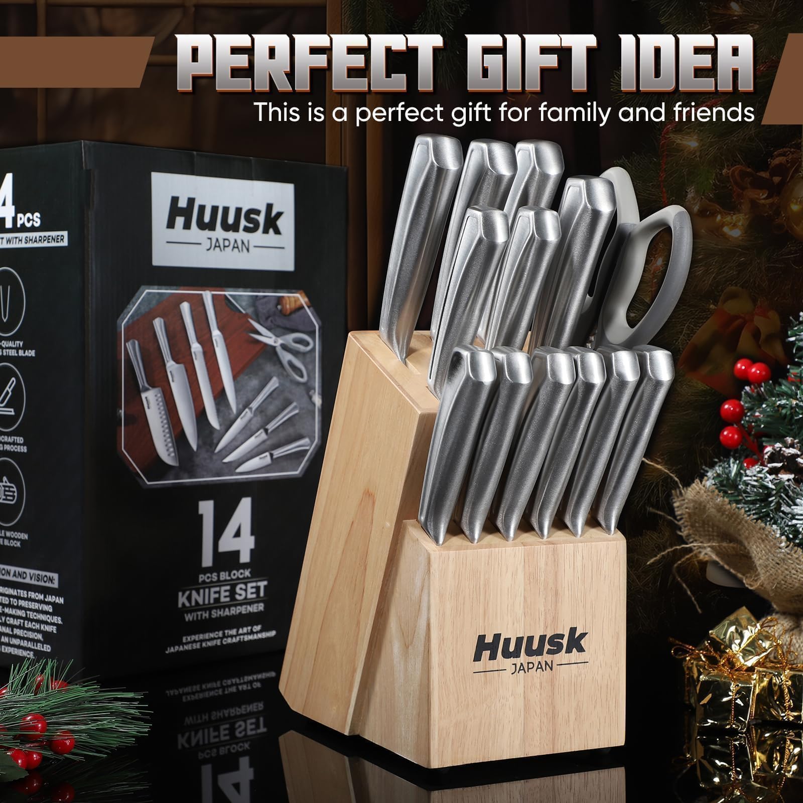 Cuchillo pelador Huusk de 3,3 pulgadas para pelar con precisión.