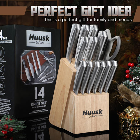 Cuchillo pelador Huusk de 3,3 pulgadas para pelar con precisión.