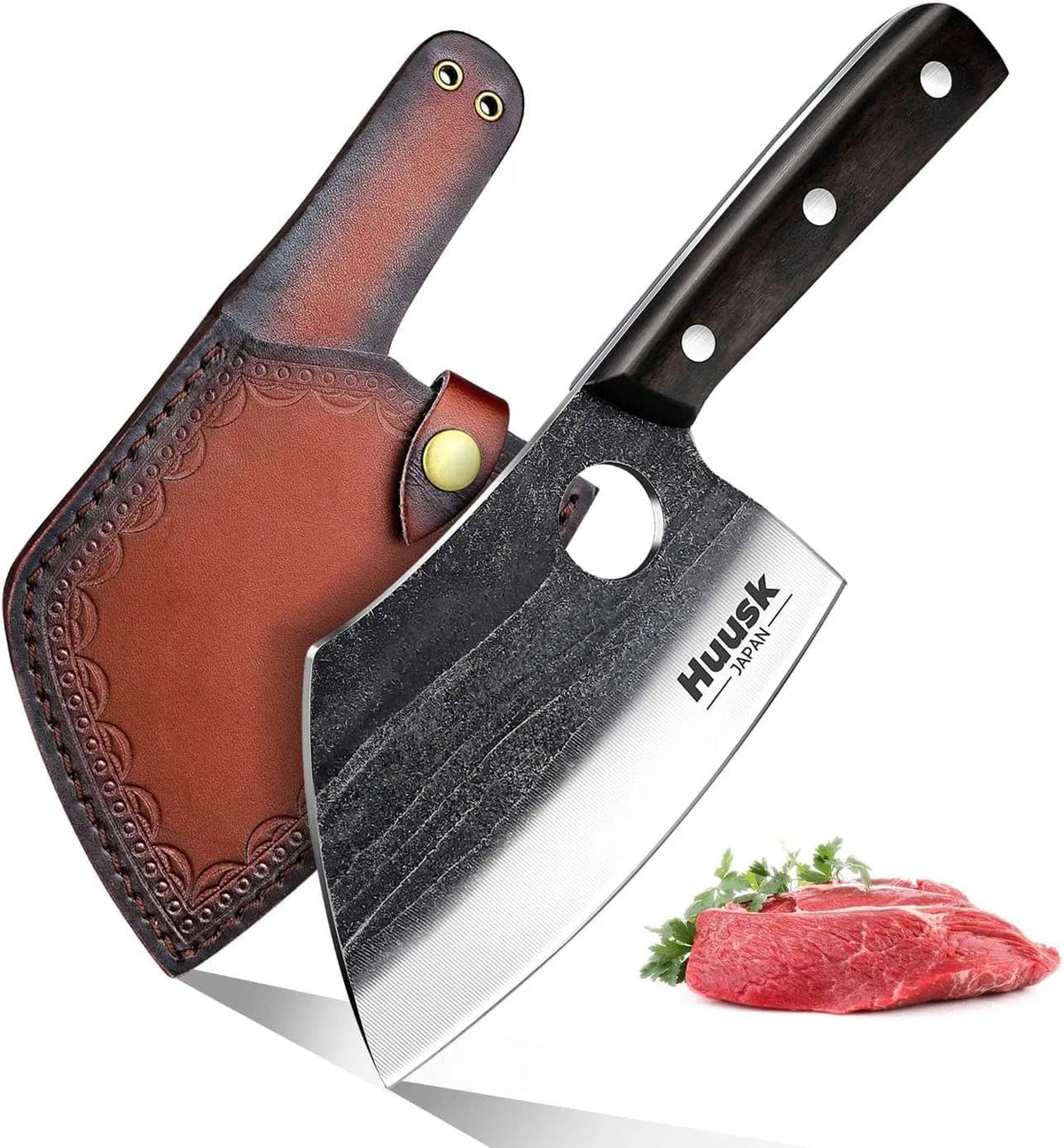 Huusk cuchillo vikingo para desosar con control de corte