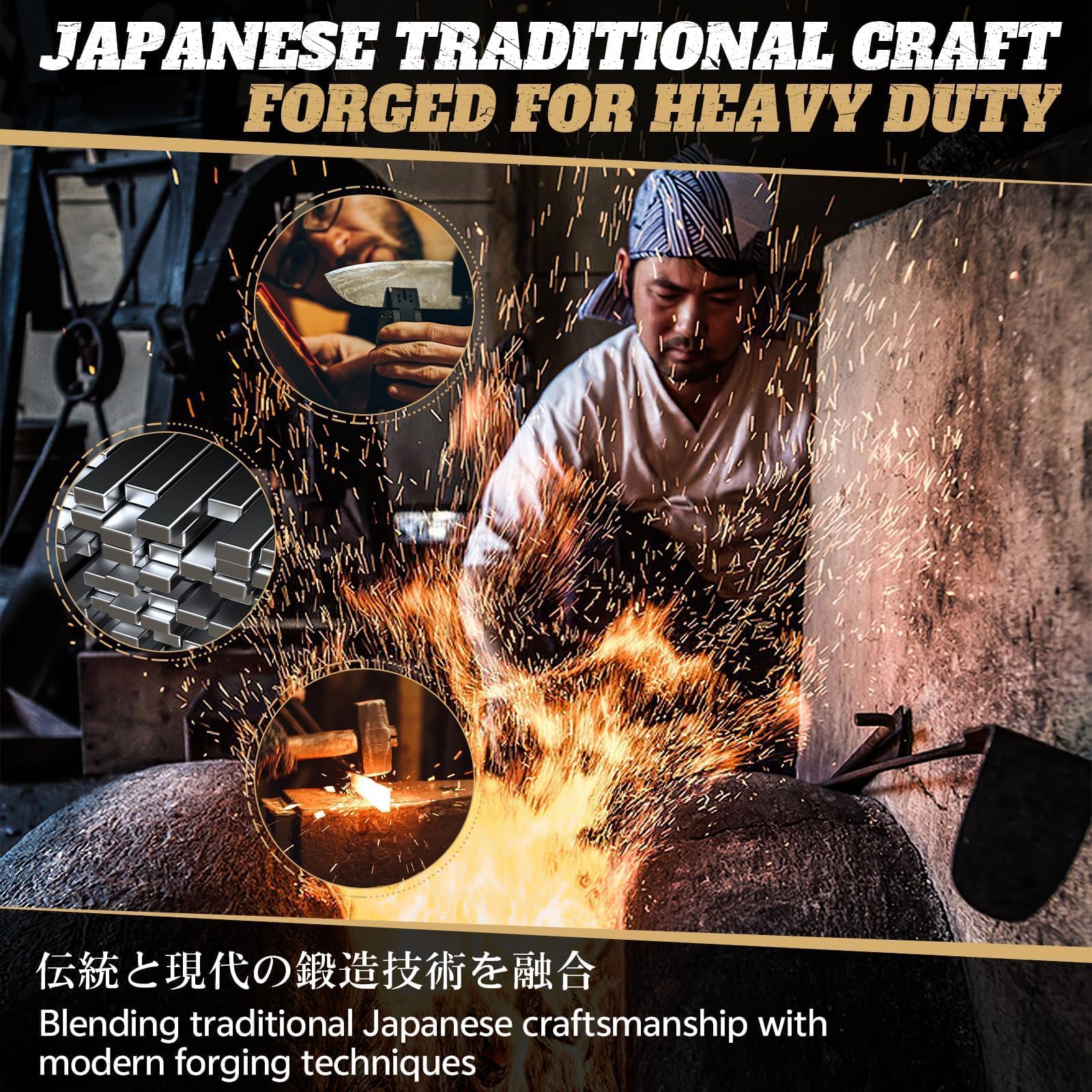 Huusk cuchillo vikingo de 5,9 pulgadas para cortes precisos en carnes y huesos.