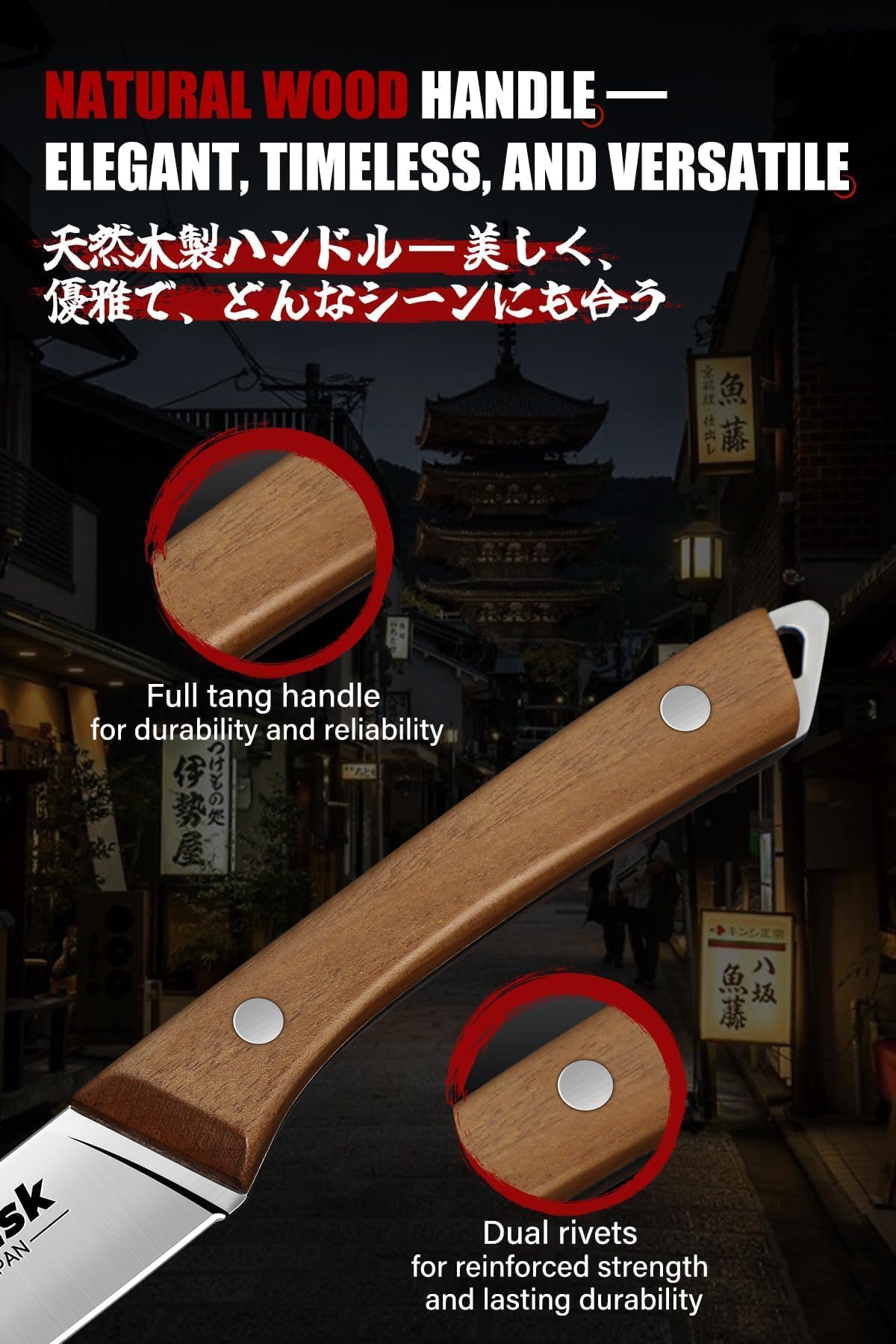 Huusk cuchillos de bistec, perfecto para cenas festivas