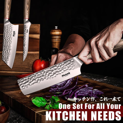 Huusk cuchillo carnicero-deshuesador para cortes precisos en la cocina.