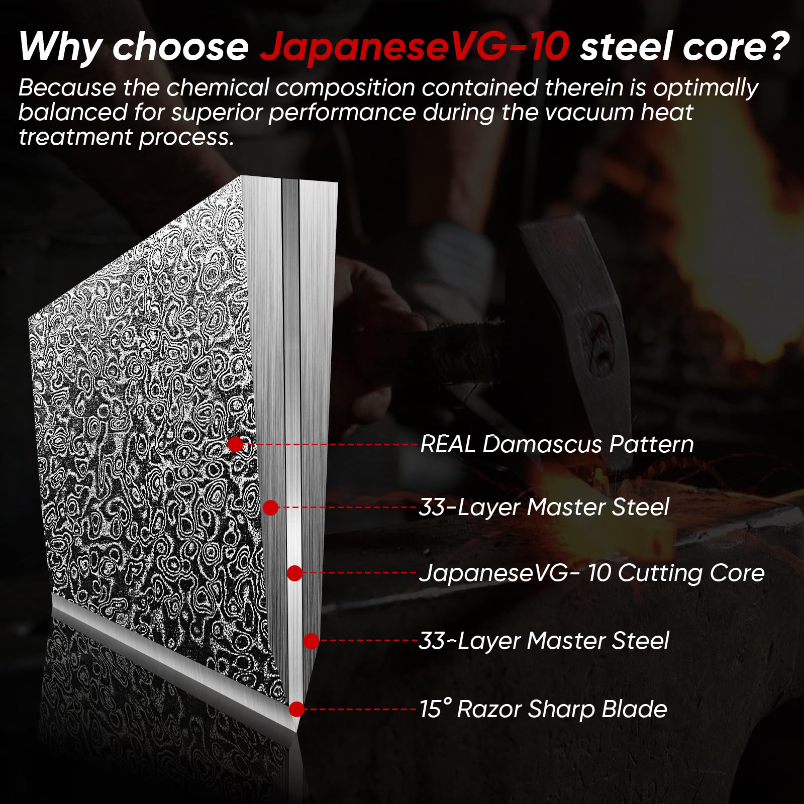Huusk filetear atún: flexibilidad para seguir la veta sin desgarros.