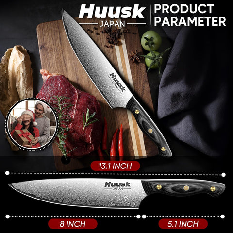 Cuchillo Huusk como regalo premium para cocinas con estilo.