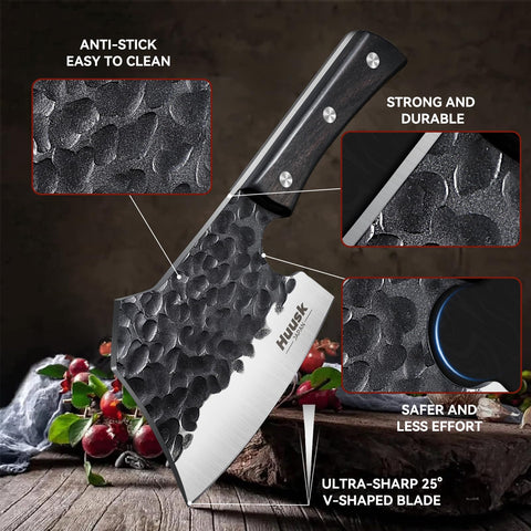 Huusk para-cocina-profesional: herramienta versátil para chefs y amantes de la carne.