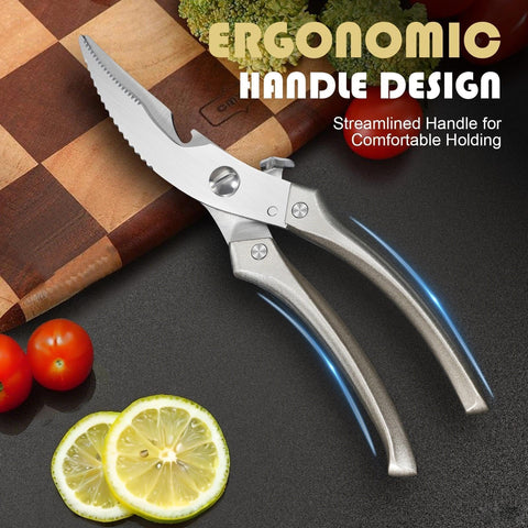 Diseño de asa ergonómica Huusk, apto para diestros y zurdos.