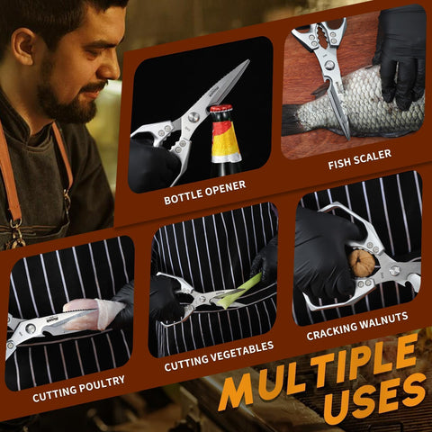 Tijeras Huusk para cortar huesos y pescados con facilidad.