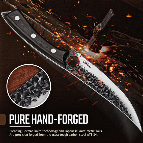 Huusk Viking mango ergonómico de 5 pulgadas para agarre cómodo
