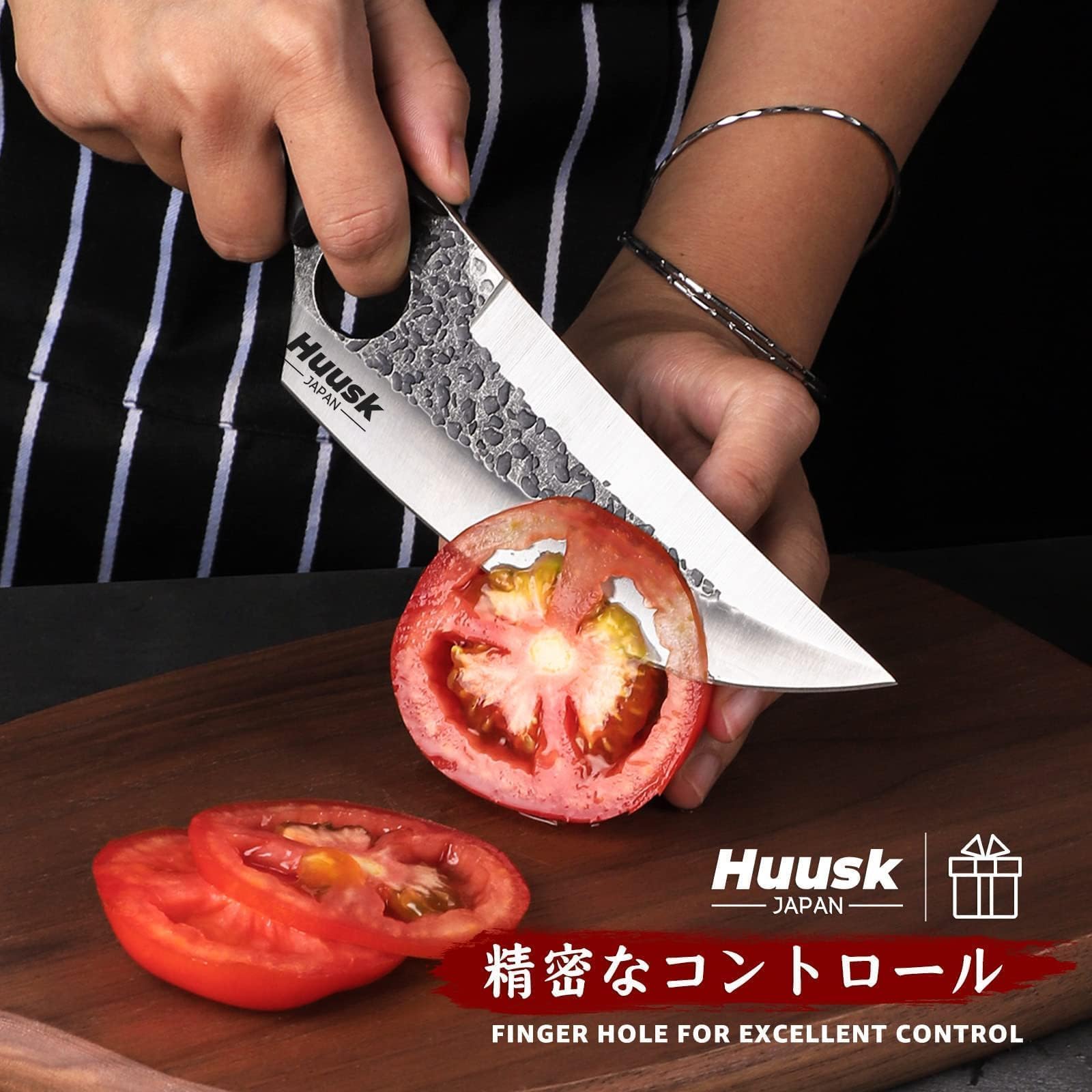 Huusk Viking navaja, funda de cuero para transporte seguro y cómodo.