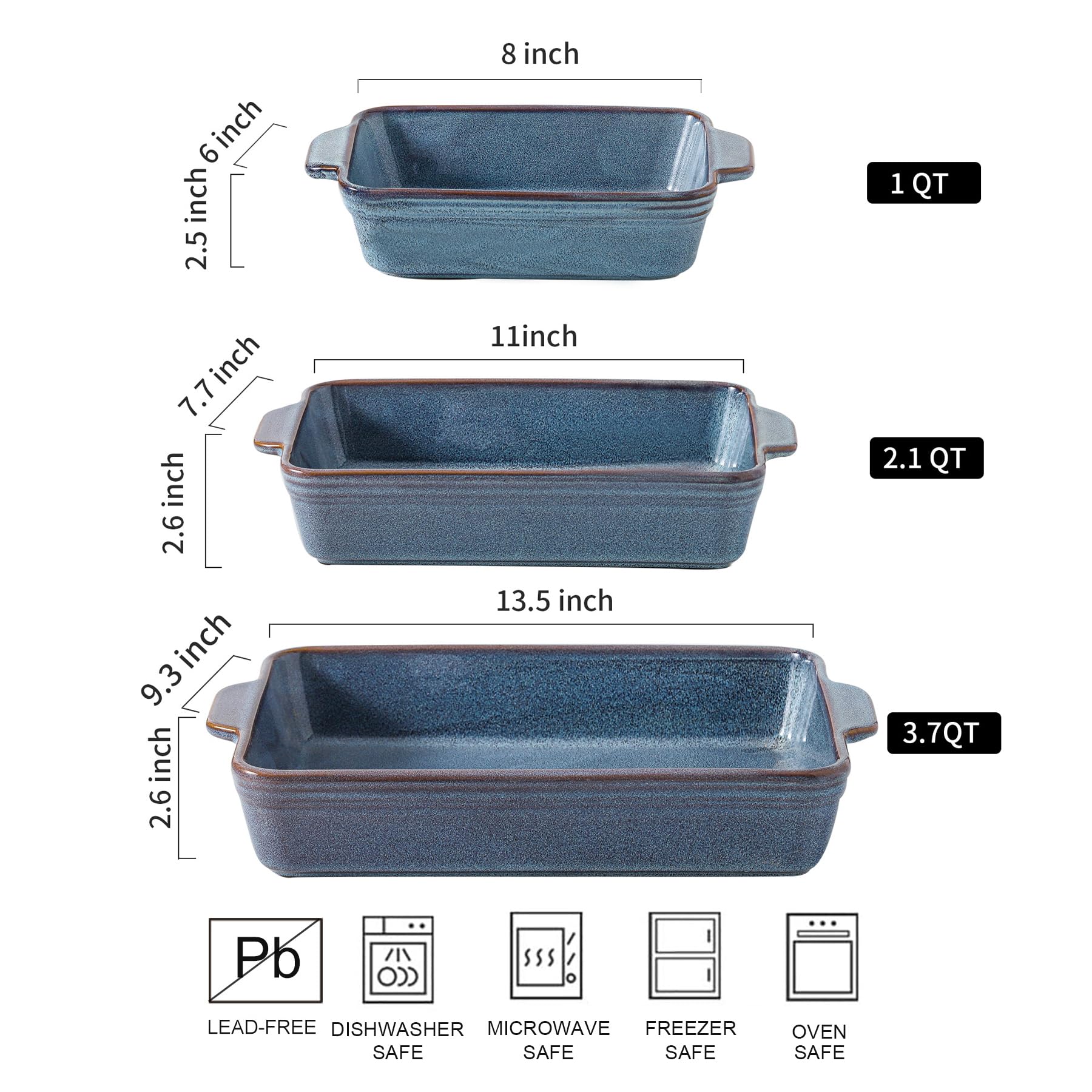 HVH cerámica libre de plomo, superficie antiadherente para facilitar la limpieza.