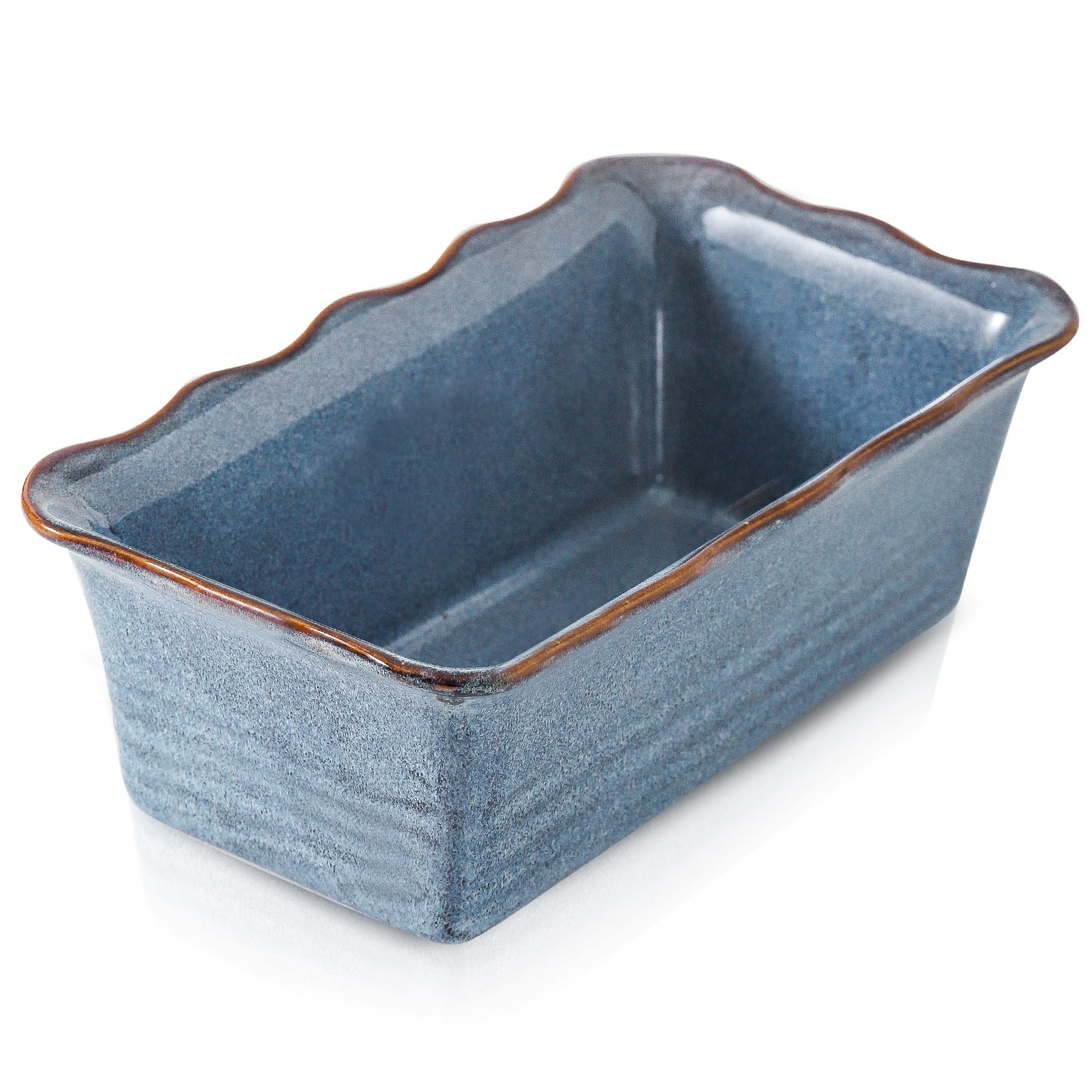 HVH pan cerámico rectangular 9x5, ideal para hornear pan y pasteles