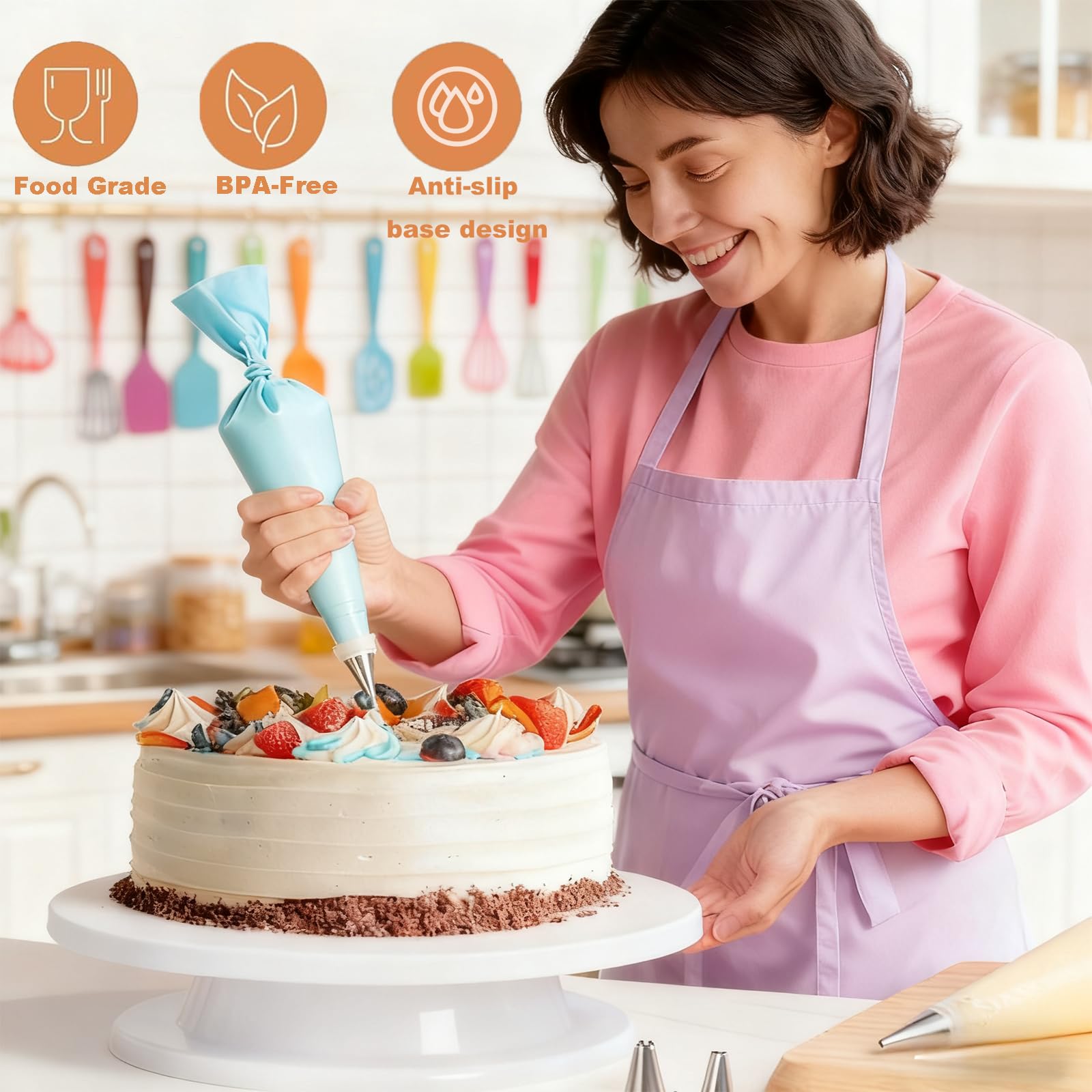 hvominxs juego-herramientas-reposteria-7-piezas conjunto ideal para principiantes.