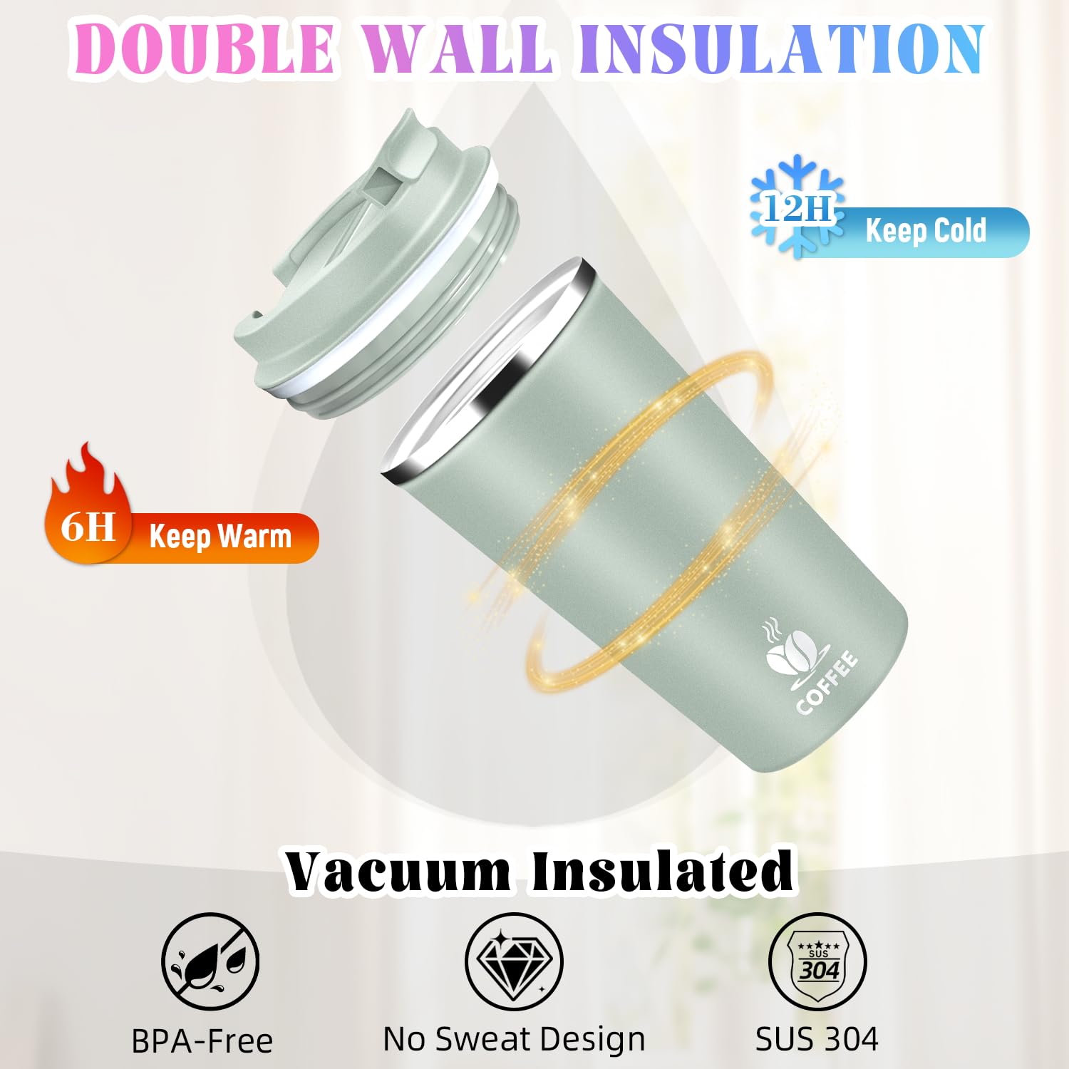 Hwawhin capacidad 510 ml ideal para camping y desplazamientos