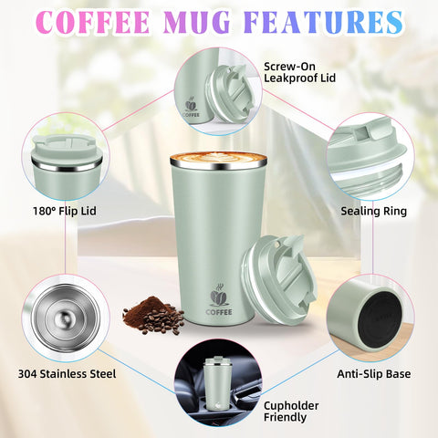 Hwawhin vaso cafe de acero inoxidable 304 conserva temperatura
