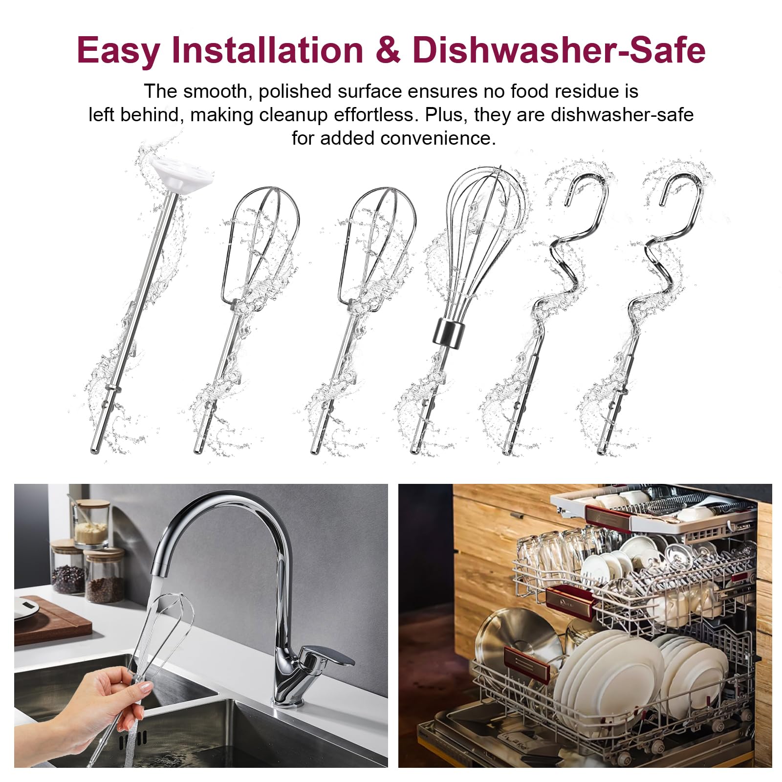 HWEIUA set de accesorios compatibles con KHM para KitchenAid.