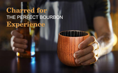 Caja de regalo HWISDMIG para bourbon con estuche de madera.