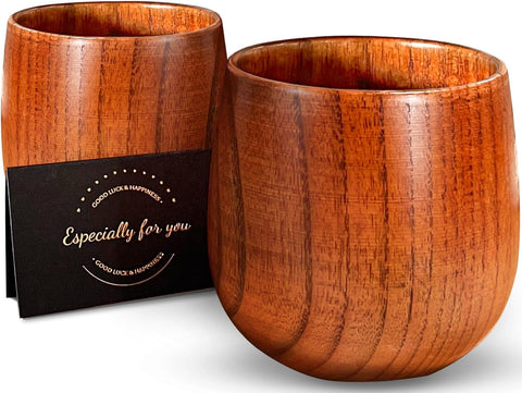 Vaso HWISDMIG de madera carbonizada para degustar whisky.