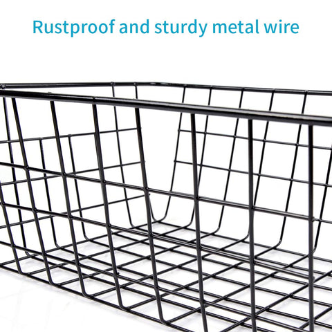 HXSEMAYIG cesta-metal-orden-hogar, optimiza espacios en casa u oficina.