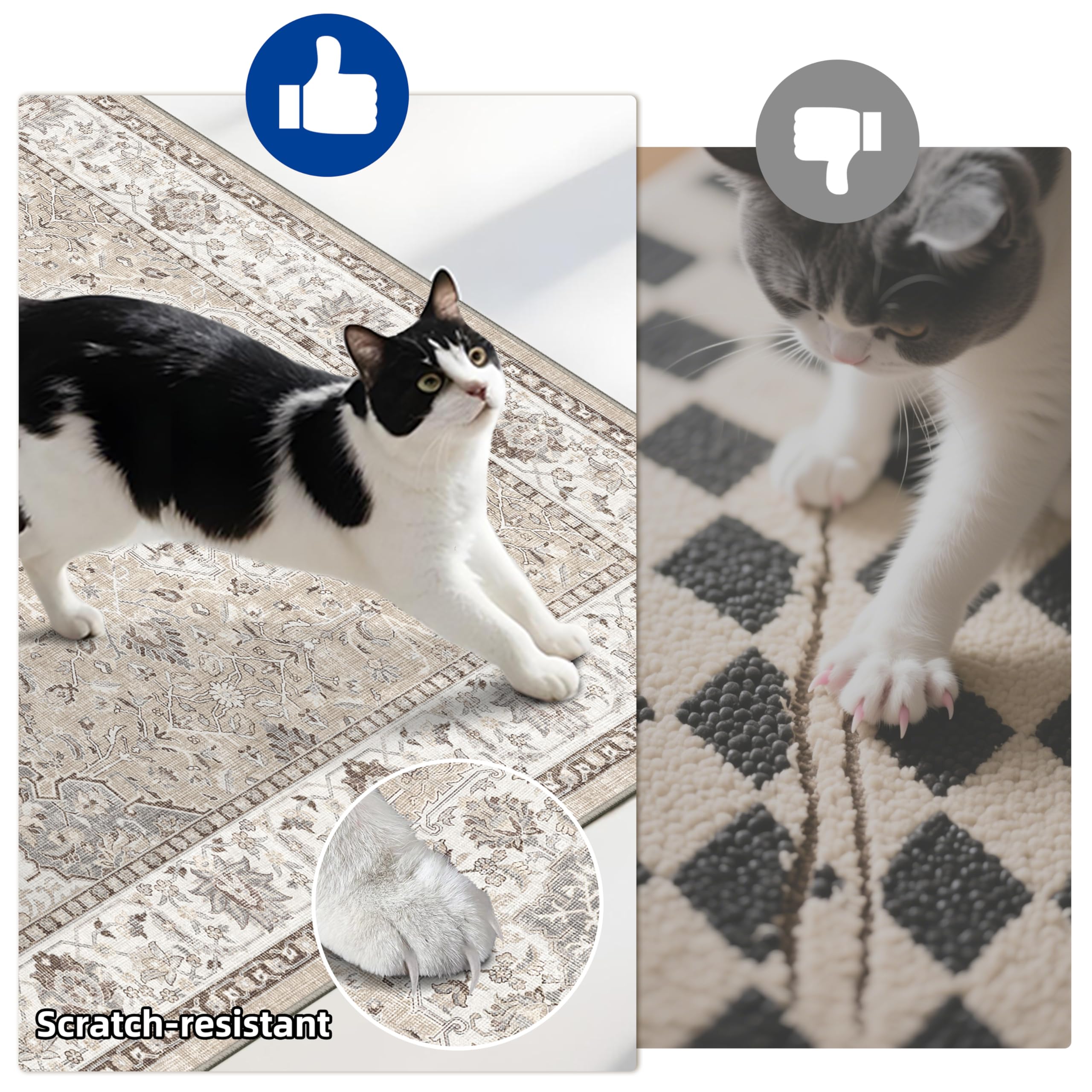 HY HAO YUN LAI textura suave, alfombrilla de cocina de tacto agradable