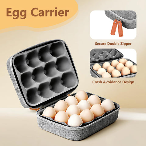 HYLCWTH Protección de huevos en traslado, evita golpes y roturas.