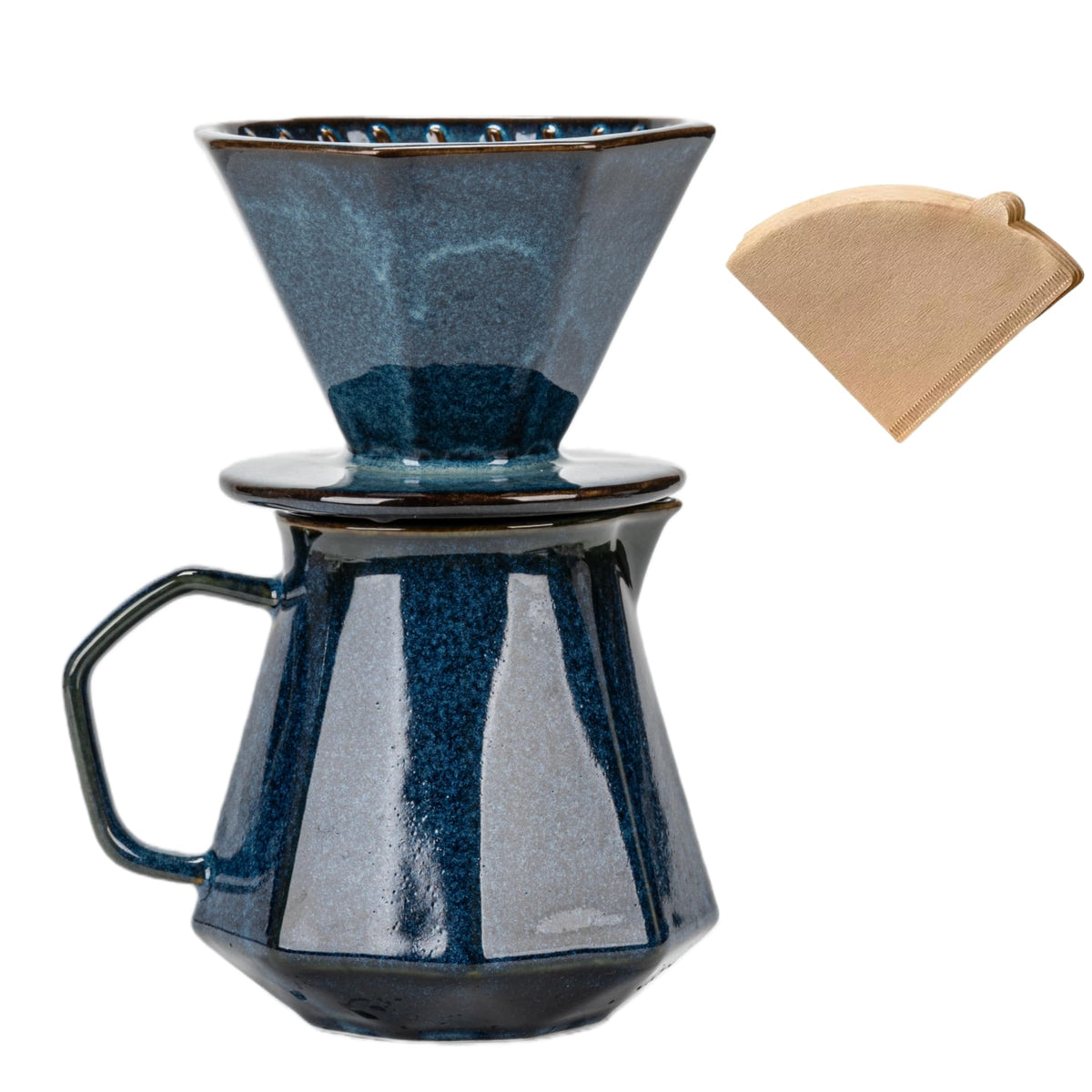 HYAXGM cafetera de cerámica para filtrado, capacidad 650 ml.