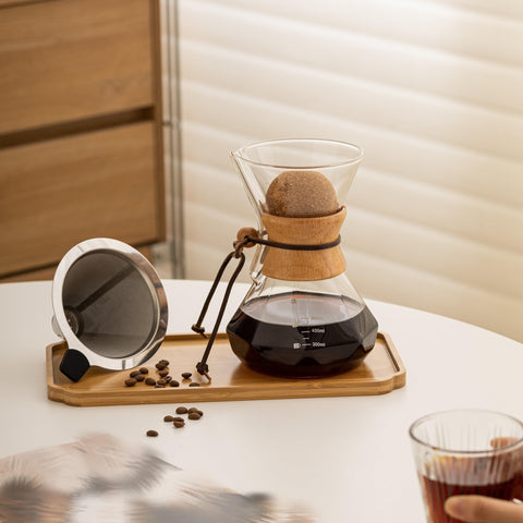 HYAXGM regalo ideal para amantes del café por su diseño transparente.