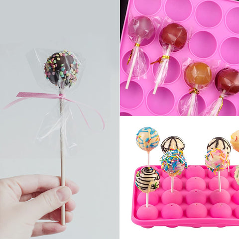 HYCSC bridas para cake pops, cierre estable y rápido