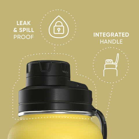 Hydrapeak 32oz con asa integrada para transporte cómodo
