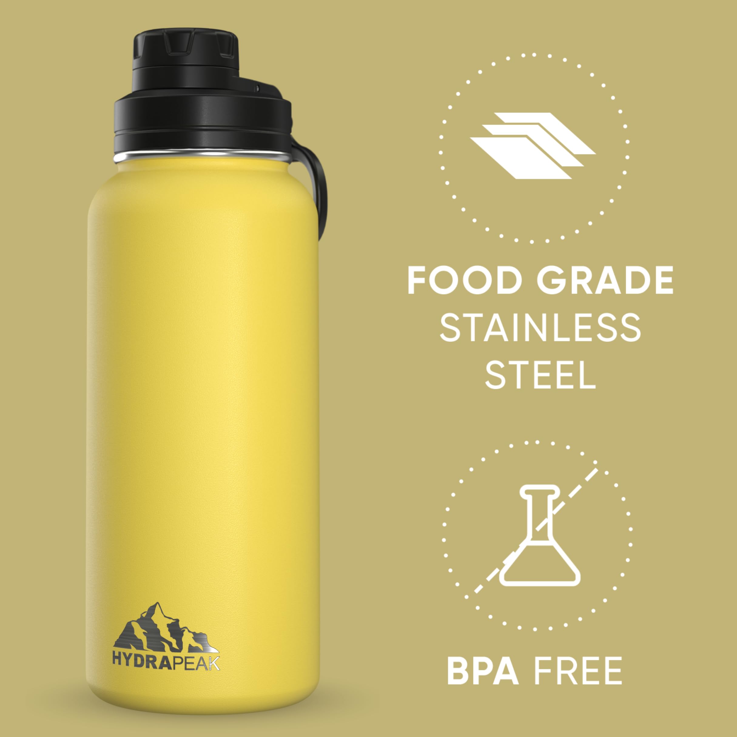 Hydrapeak 32oz diseño moderno para oficina y gimnasio